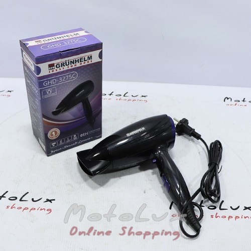 Hair dryer Grunhelm GHD 3275C, black