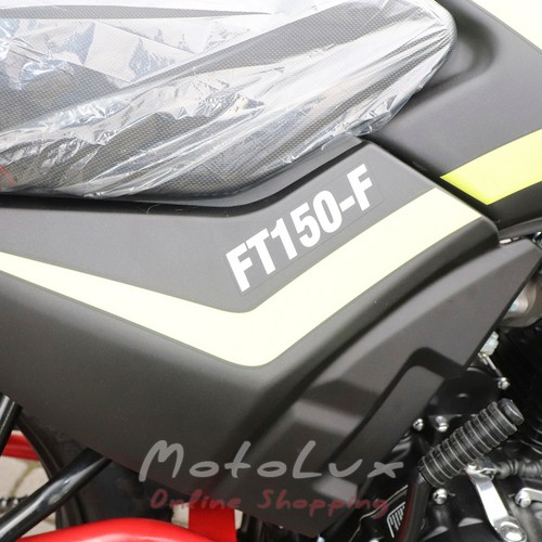 Cestná motorka Forte FT150F, čierna n žltá