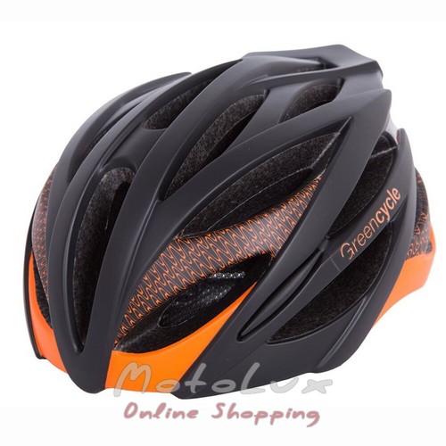 Helmet Green Cycle New Alleycat (54-58 cm) Black n Orange