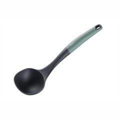 Ardesto Gemini ladle, 30 cm, gray with green