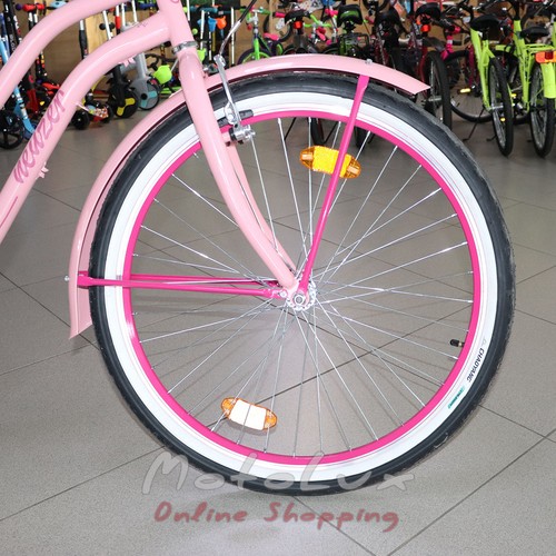 Cestný bicykel Neuzer Sunset, kolesá 26, rám 17, ružový