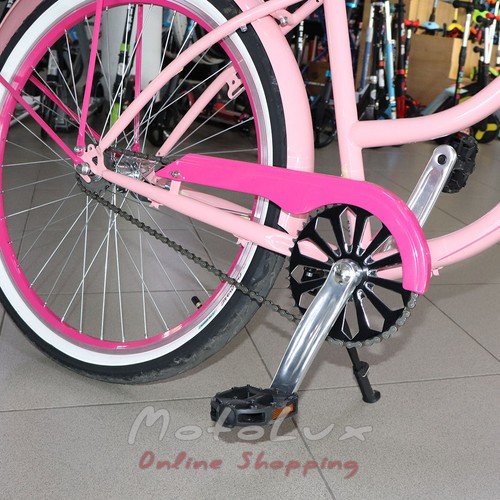 Neuzer Sunset országúti kerékpár, kerekek 26, 17-es váz, rózsaszín