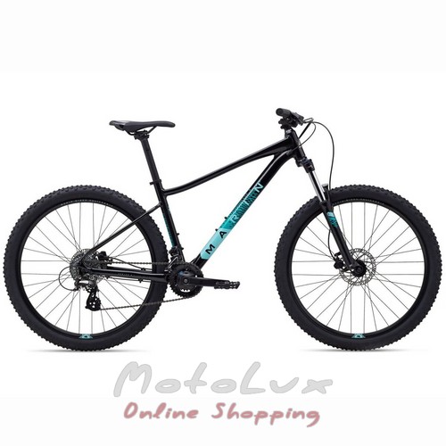 Горный велосипед Marin Wildcat Trail 3, колёса 27,5, рама S, 2020, black n dark teal