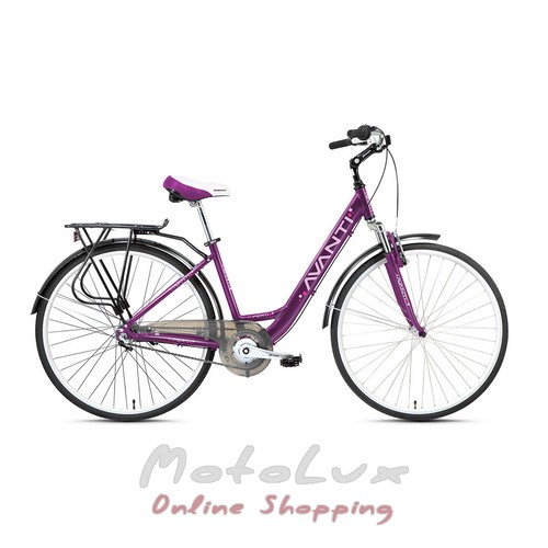 Avanti Fiero 6 SPD városi kerékpár, kerék 26, váz 16, lila és rózsaszín, 2021