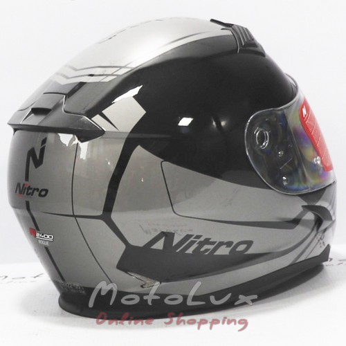 Motorcycle helmet Nitro N2400 Rogue, black gun