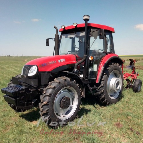 Tractor YTO X804, 80 HP, with Cabin,  Perkins Engine, England