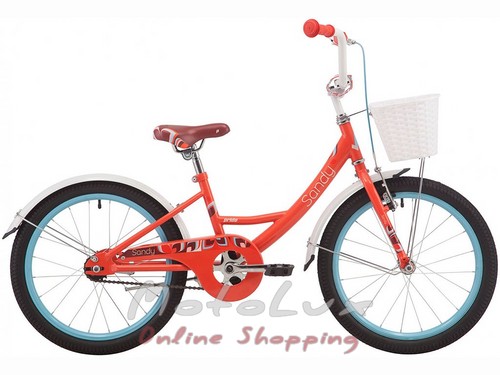 Дитячий велосипед Pride Sandy, колесо 20, 2019, red