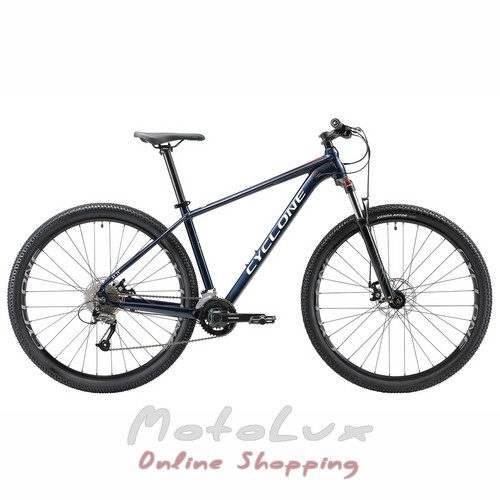 Гірський велосипед Cyclone AX 29, рама 20, dark blue, 2022