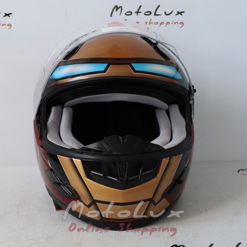 Helmet Nenki FF-856 Red Gold, L