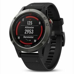 Часы - пульсометр Garmin fēnix 5, черный