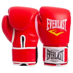 Боксерські рукавички EV-10-1179 -12унц PU, червоно-білі