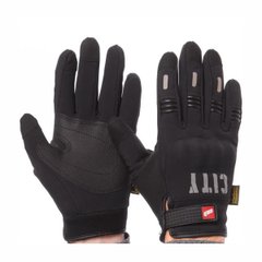 Warm motorcycle gloves Mad Bike City, size XXL, black