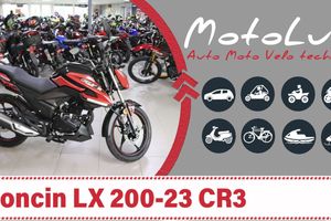 Motocykel Loncin LX 200 - 23 CR3