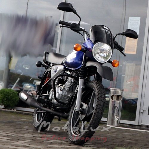 Bajaj Boxer BM 150X motorcycle, blue