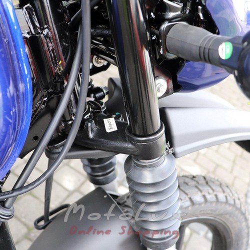 Motocykel Bajaj Boxer BM 150X, modrý