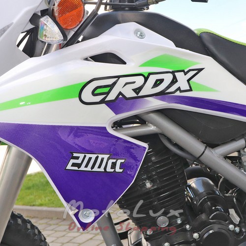 Мотоцикл Skybike CRDX 200 21/18, зеленый