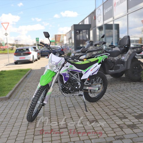 Мотоцикл Skybike CRDX 200 21/18, зелений