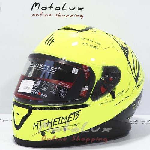 Helmet MT Thunder 3 SV Board yellow