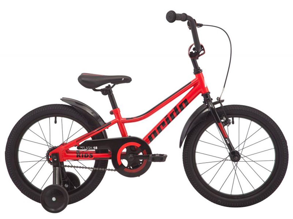 Детский велосипед Pride Flash, колесо 18, 2019, red