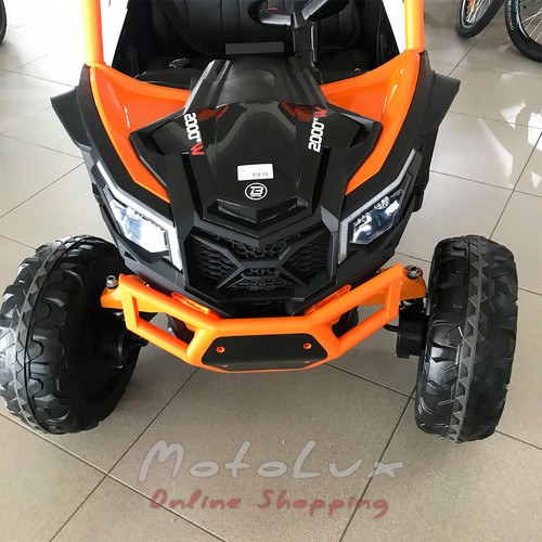 Детский электромобиль  двухместный Багги Bambi M 4567 MP4 EBLR-7-2 , оранжевый 