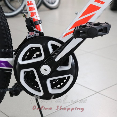 Гірський велосипед Discovery Kelly AM Vbr, колесо 26, рама 13,5, 2020, white n violet n orange