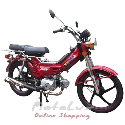 Moped Musstang MT110-1, Delta, red