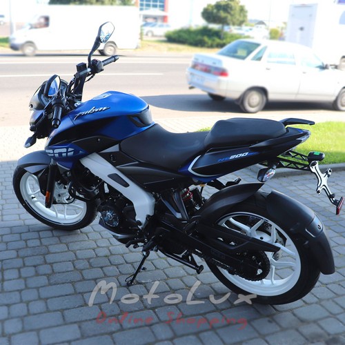 Motocykel Bajaj Pulsar NS 200 blue