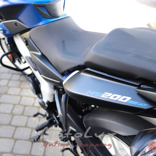 Motorcycle Bajaj Pulsar NS 200 blue