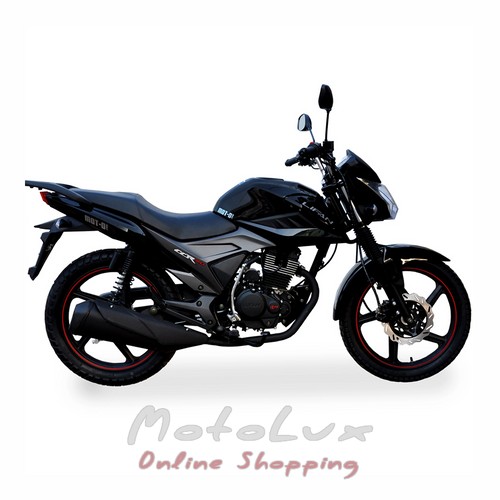 Мотоцикл дорожній Lifan LF150 2E, чорний, 2024