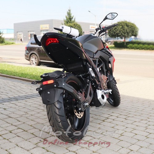 Voge 300R motorkerékpár, Loncin LX300 6 CR6, fekete szürkével, 2023