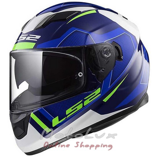 LS2 FF320 Stream Avo Axis Blue\White helmet