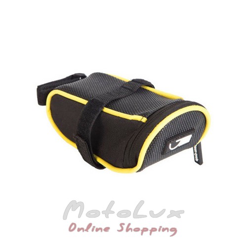 Green Cycle Mini Saddle Bag Black-Yellow