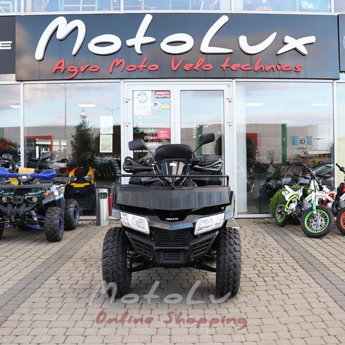 Утилітарний квадроцикл Rato ATV200 Premium, 13 к.с., чорний