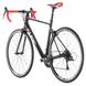 Közúti kerékpár Cube Attain,  28", keret 60 cm, 2019,  black n red