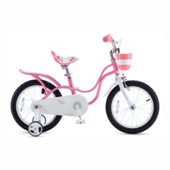 Gyermek kerékpár Royalbaby Little Swan, kerék 14, rózsaszín