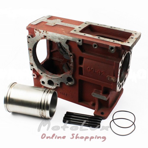 Engine block, piston 90mm или 92mm, cover right 9holes., cover left 5holes., R190N +sleeve+pin 4pcs, D190/195N
