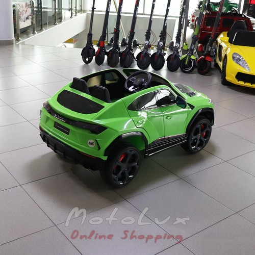 Детский электромобиль Lamborghini Urus Bambi M 4830EBLR 5, 4G, музыка, колеса EVA, MP3, USB, зеленый