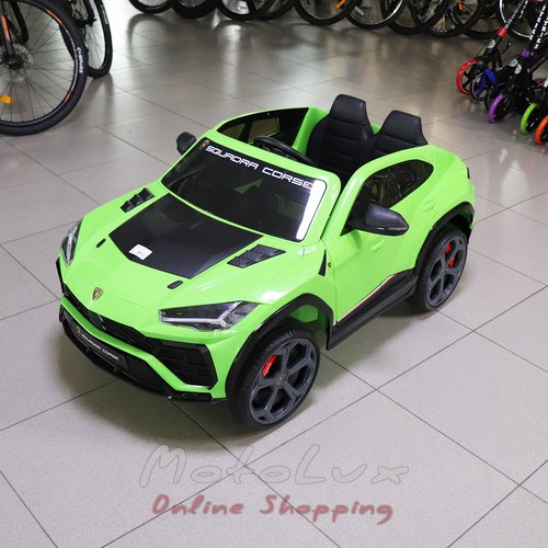Детский электромобиль Lamborghini Urus Bambi M 4830EBLR 5, 4G, музыка, колеса EVA, MP3, USB, зеленый