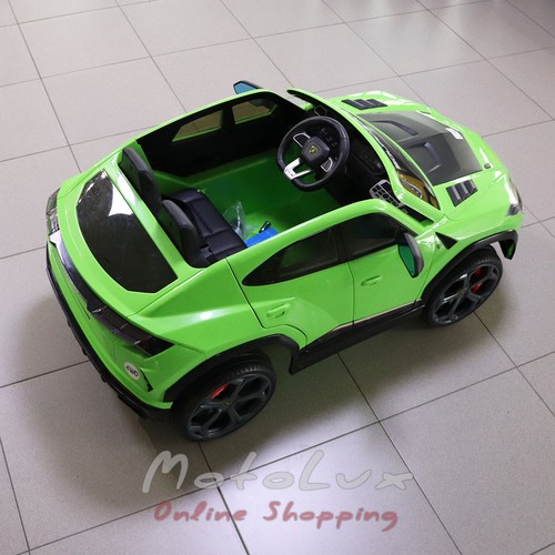 Detské elektrické autíčko Lamborghini Urus Bambi M 4830EBLR 5, 4G, hudba, EVA kolesá, MP3, USB, zelené