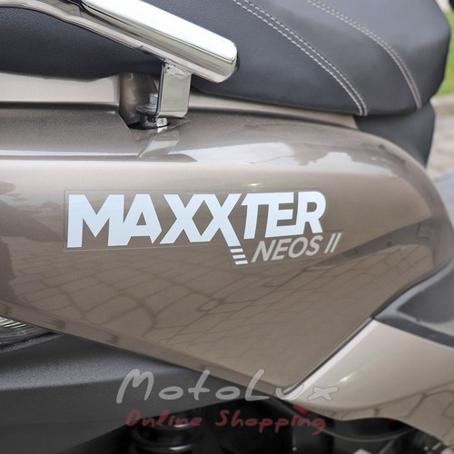 Электроскутер Maxxter Neos II, 1500 Вт, черный с серым