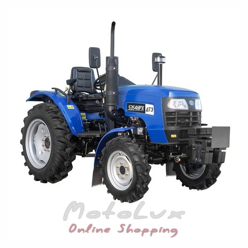 Mini traktor DTZ 5354HPX, 35 hp, 4x4, modrý