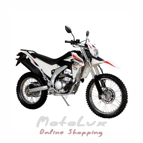 Loncin LX300GY SX2 Pro enduro motorcycle, white