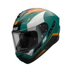 Motorcycle helmet AXXIS Draken S Wind C6 Matt Green, size L, green
