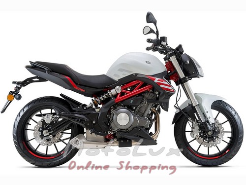 Motorcycle Benelli TNT302S ABS, white