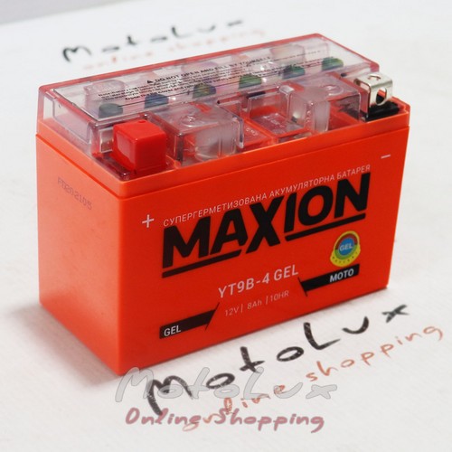 Batéria Maxion 12N 9L-BS, GEL, 12V, 9A