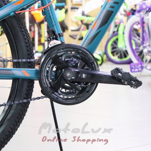 Гірський велосипед Discovery Trek AM DD, колесо 26, рама 13, малахітовий, 2021