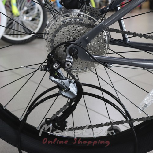 Гірський велосипед Pride Rocksteady 7.2, колесо 27.5, рама M, 2020, torque n grey