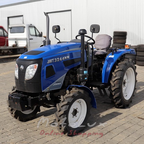 Minitractor Jinma 3244 HN, 3 Cylinders, Power Steering, Gearbox (16+4), Two-Disk Clutch