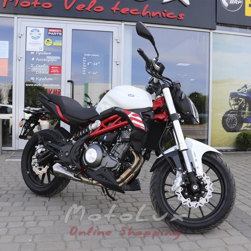 Motocykel Benelli TNT302S ABS, white