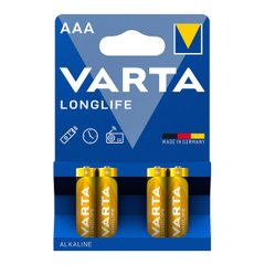 Батарейка Varta Longlife AAA BLI 4, блистер 4 шт